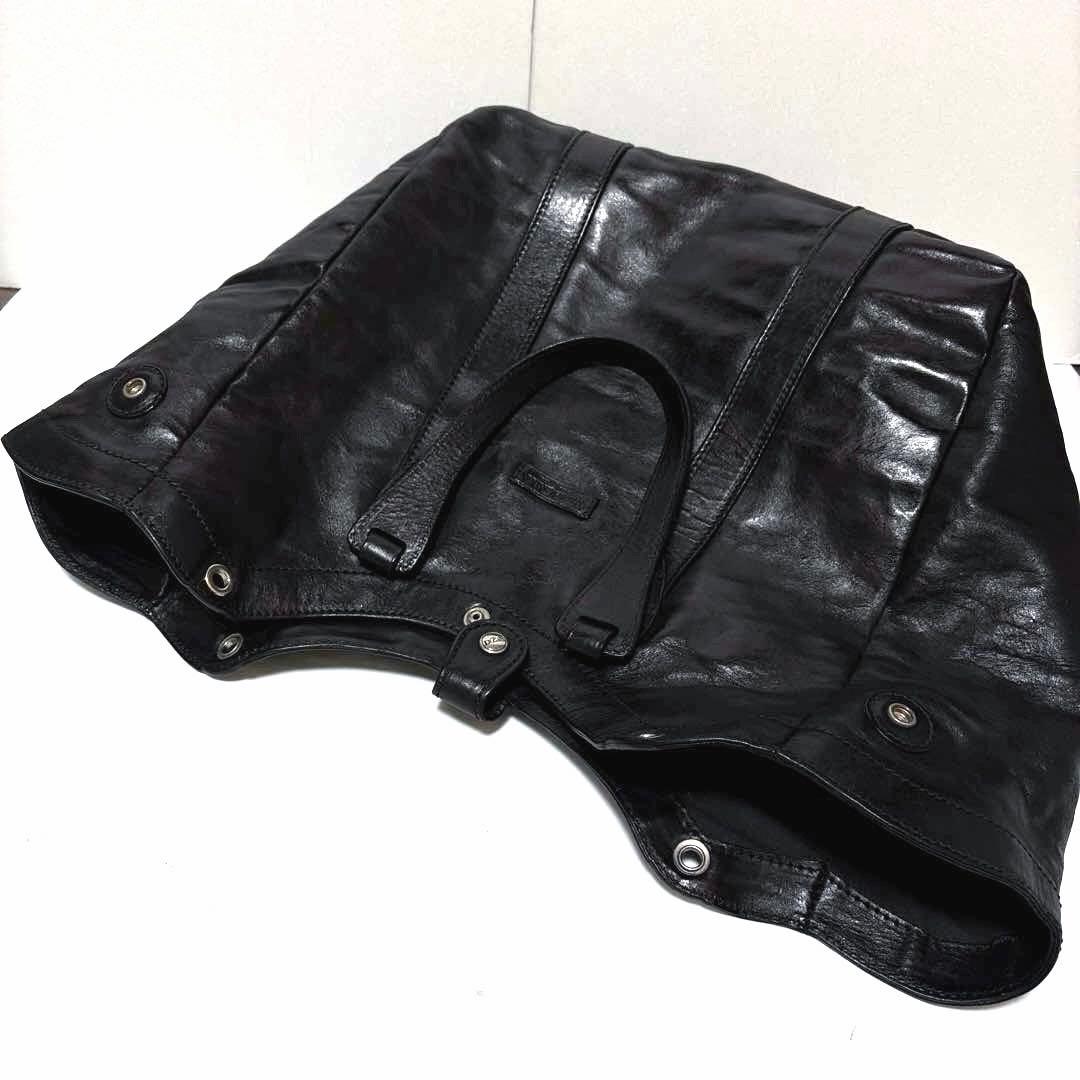 極美品✨希少 ダニエル&ボブ フィロドーロ 大容量 A4可 ショルダーバッグ 黒