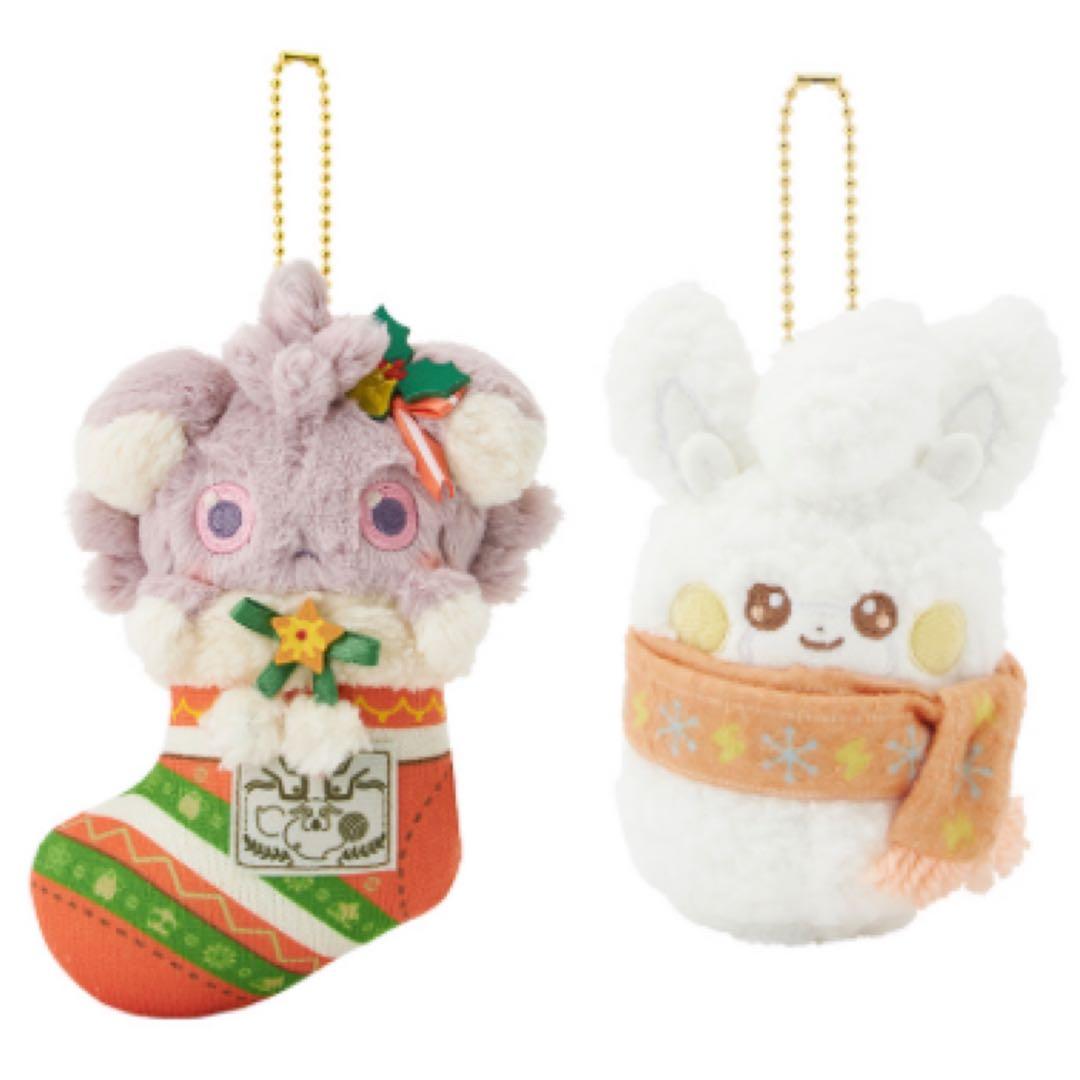 ポケモンセンター クリスマス パモだるま ニャスパー ぬいぐるみ