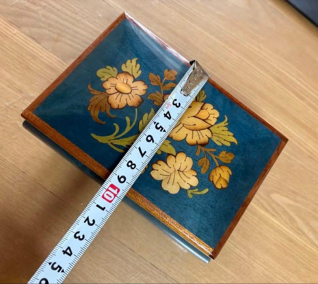 sale❣️未使用ビンテージ イタリア製象嵌細工オルゴールMARIORITA動作品