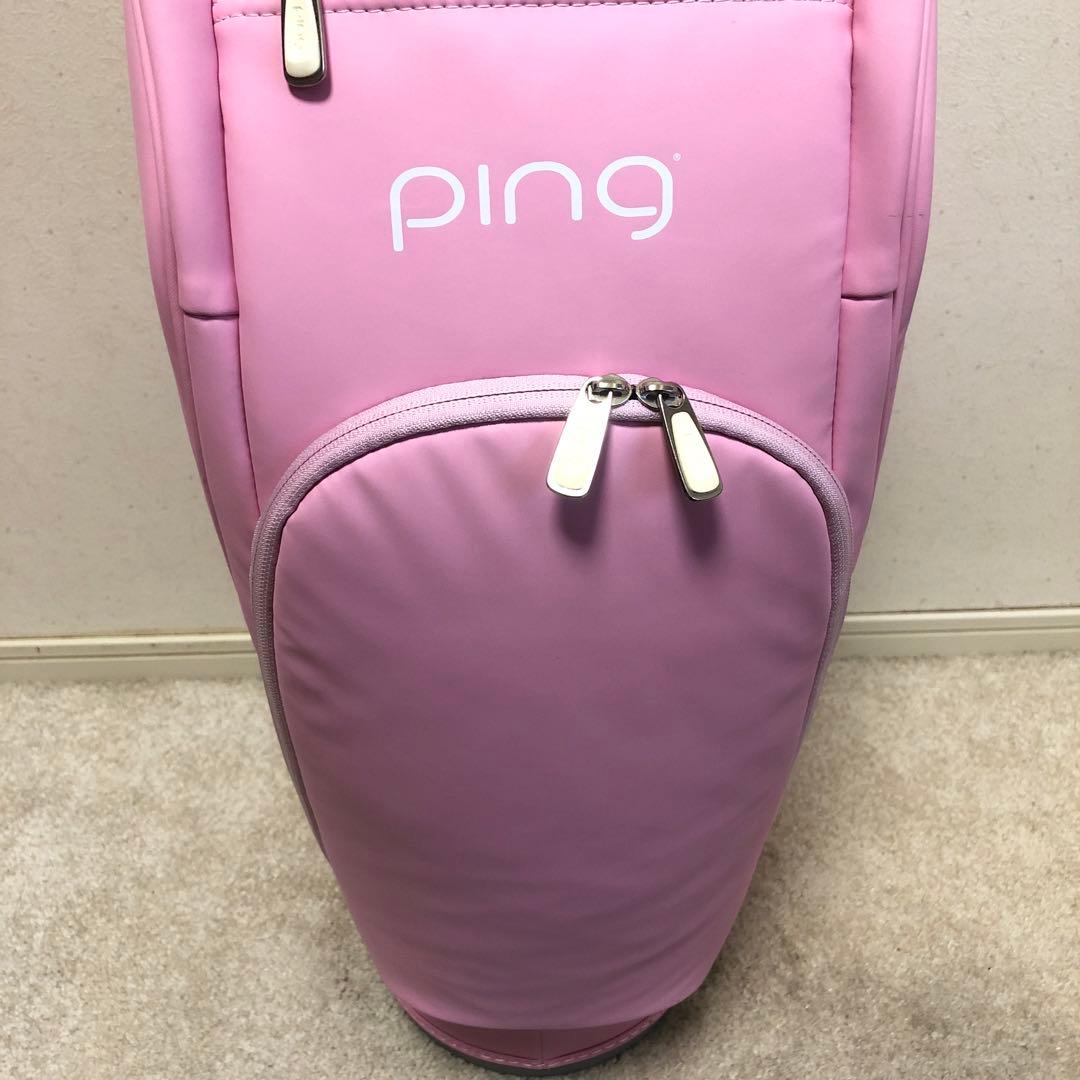 未使用品❗️PING キャディバッグ レディース　ヘッドカバー付き