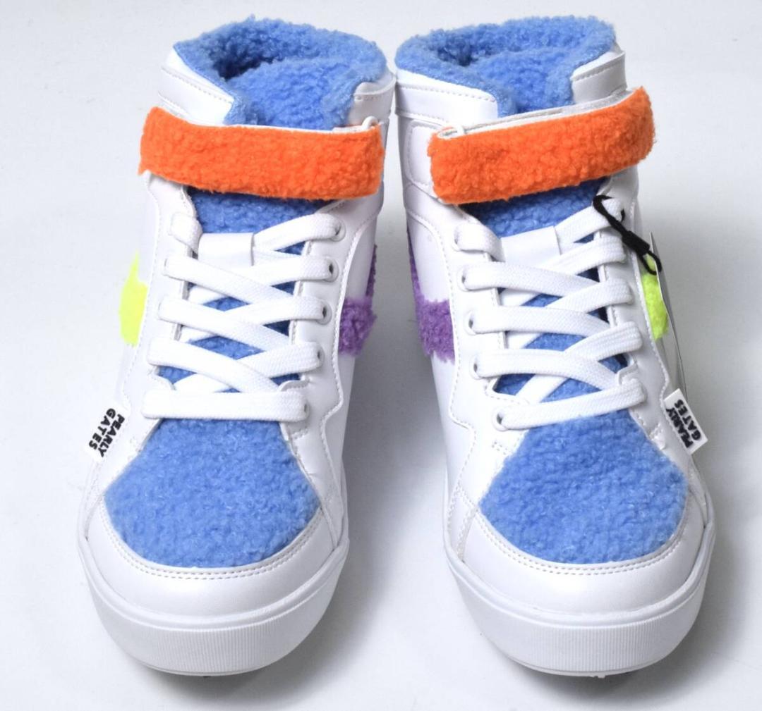 未使用4.1万 パーリーゲイツ ミドルカット ボア ゴルフシューズ 23cm