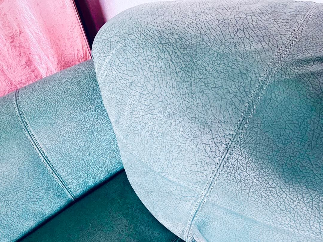 良品】IDC大塚家具 総本革 Soflex社 トリプルソファ - メルカリ