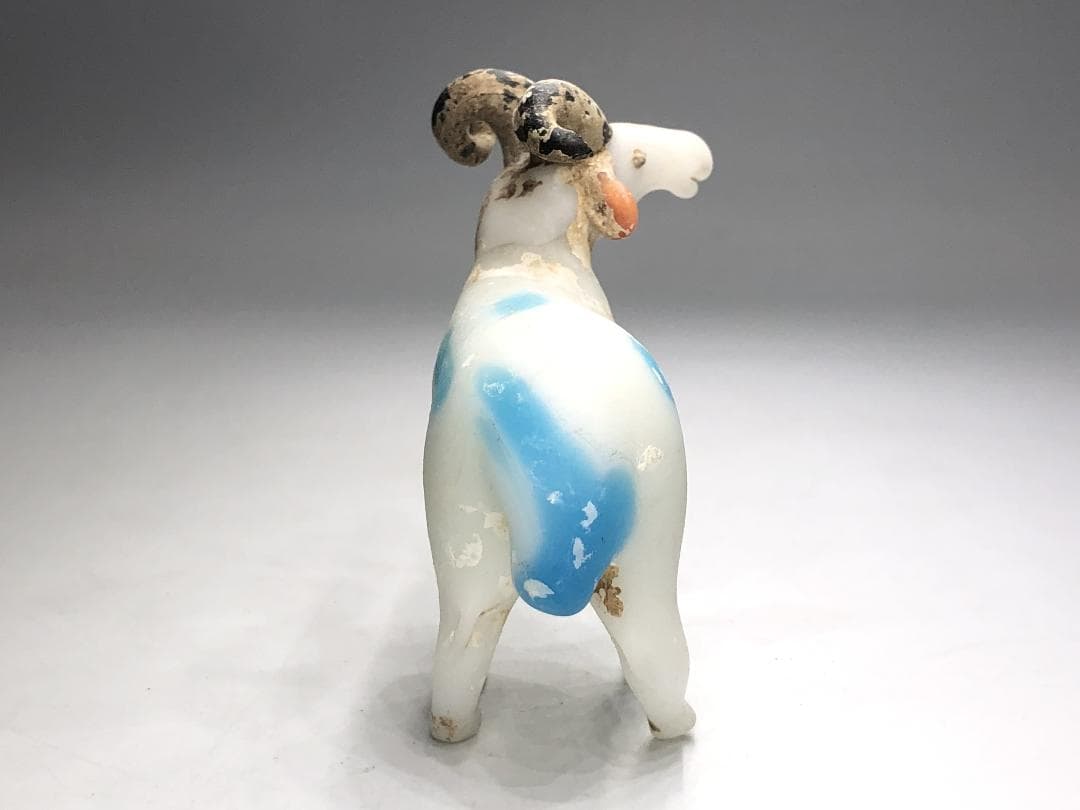 【 古代ガラス 】　ヤギ　出土品