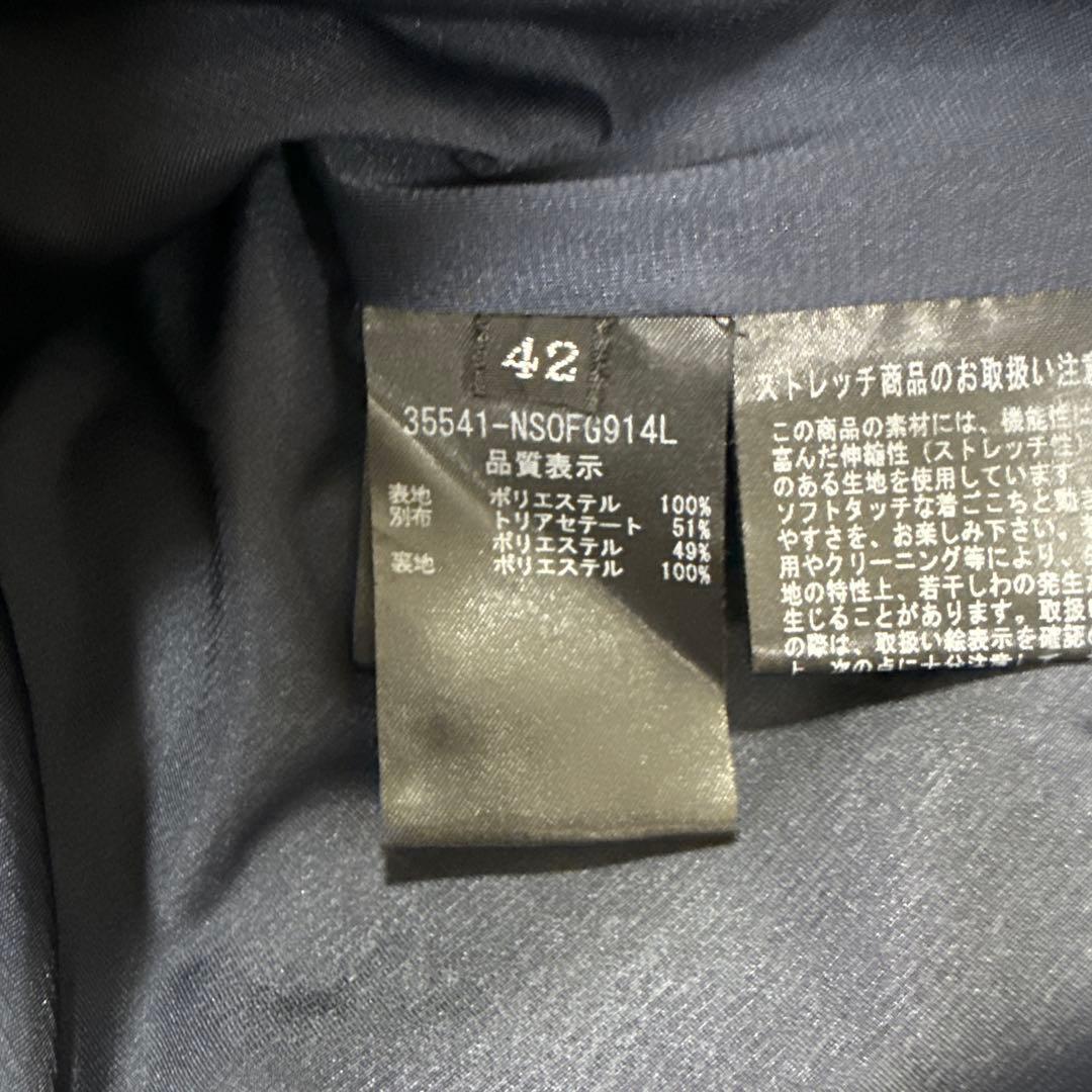 極美品✨フォクシー 希少サイズ42 ツイードワンピースドレス ミッドナイト 切替