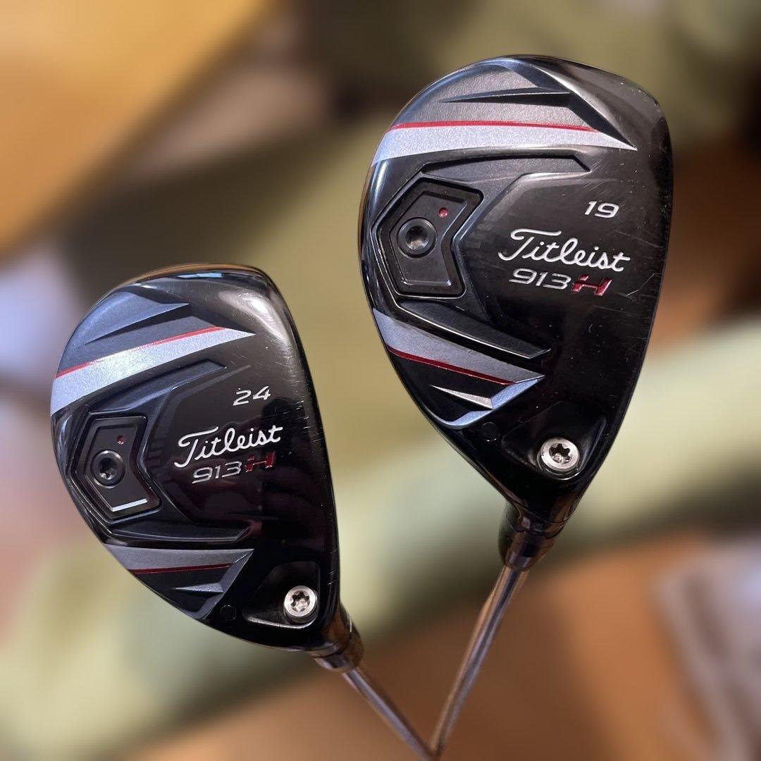 Titleist 913H ユーティリティ 24度 27度セット ヘッドのみ Titleist