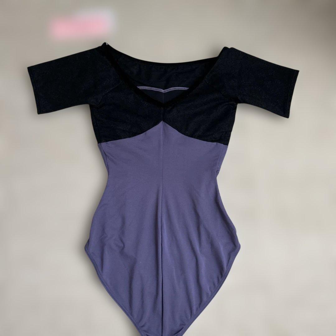 新品　チャコット　レオタード S ハーフスリーブレオタード