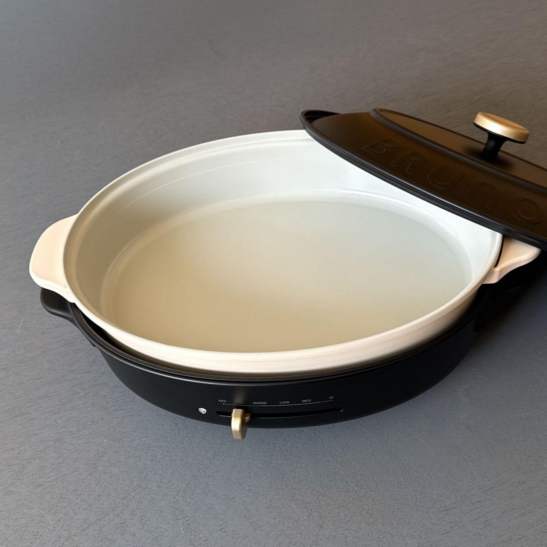 BRUNO オーバルホットプレート BOE053 ブラック