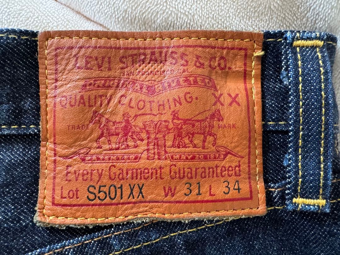 Levi's S501XX 1944大戦モデル W31L34 日本製