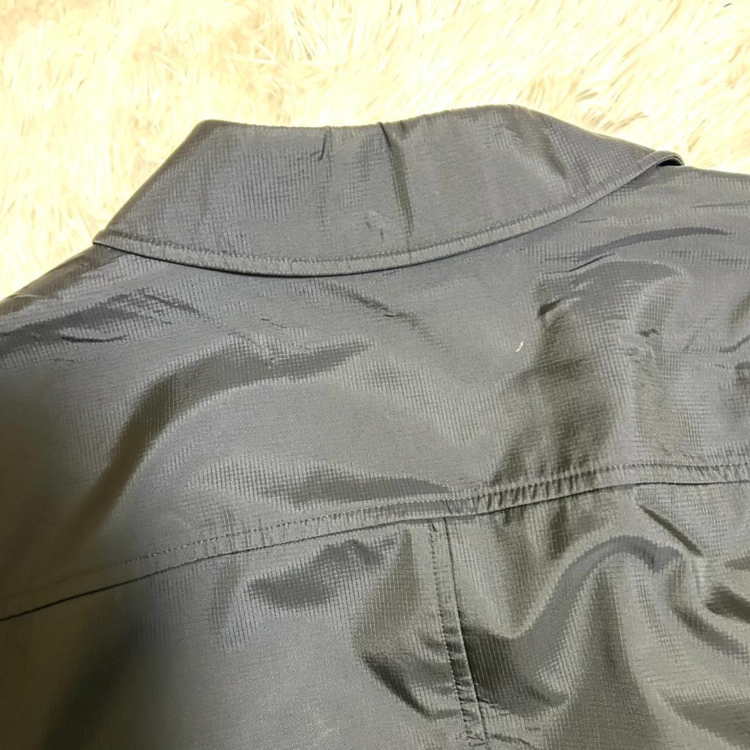 バーバリー　ブラックレーベル　ステンカラーコート　ノバチェック　ナイロン　　XL