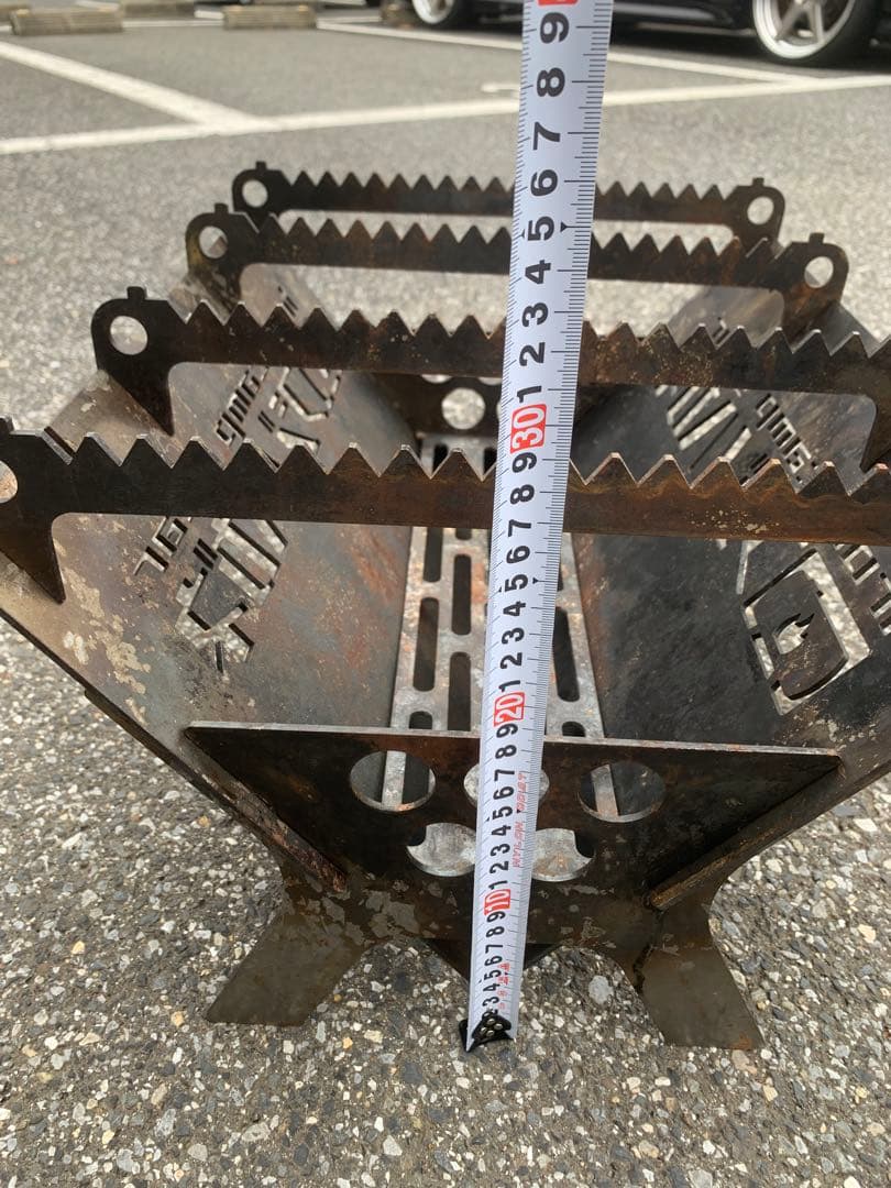 フジノハガネ　 焚き火台 希少　A3大 2回使用