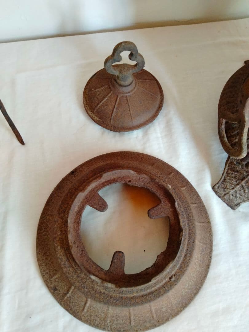 古道具　鉄製　だるまストーブ