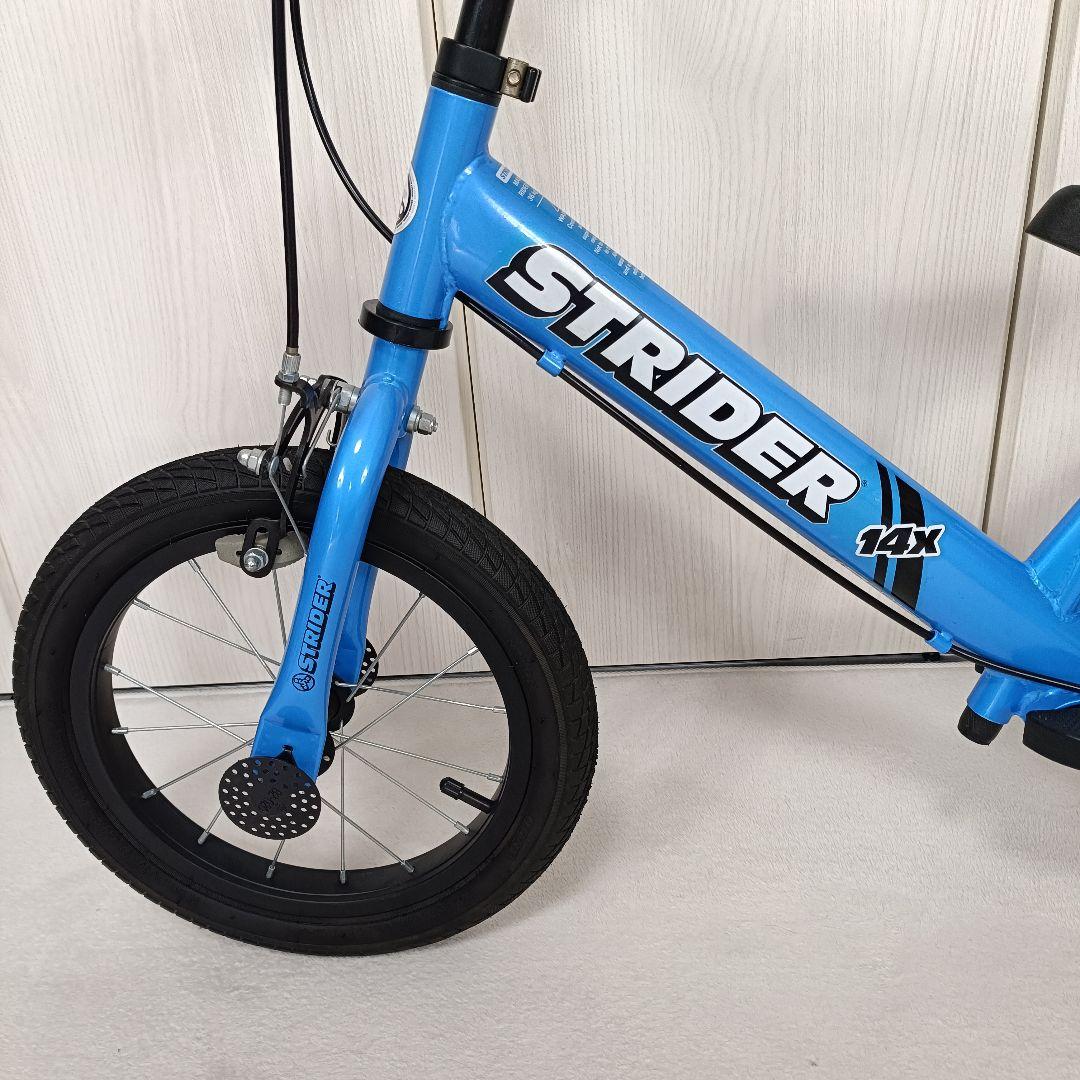 STRIDER14X ストライダー ブルー ペダルセット付き バランスバイク