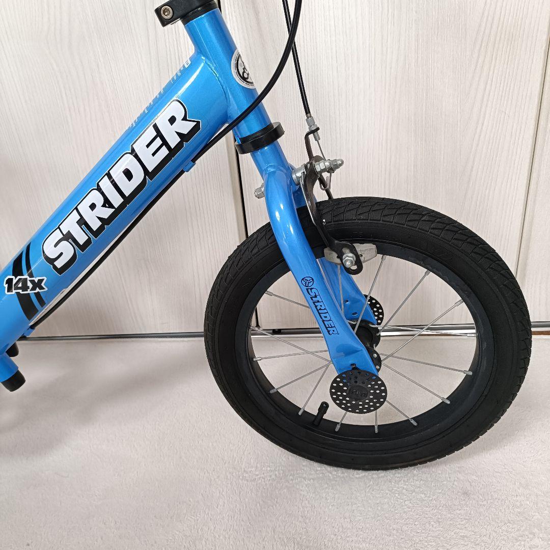 STRIDER14X ストライダー ブルー ペダルセット付き バランスバイク
