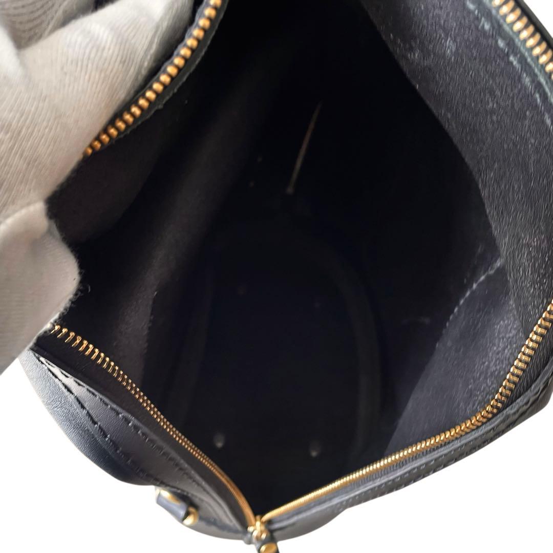 《未使用品》HERZ ヘルツ リュック 日本製 本革 レザー ブラック 黒系