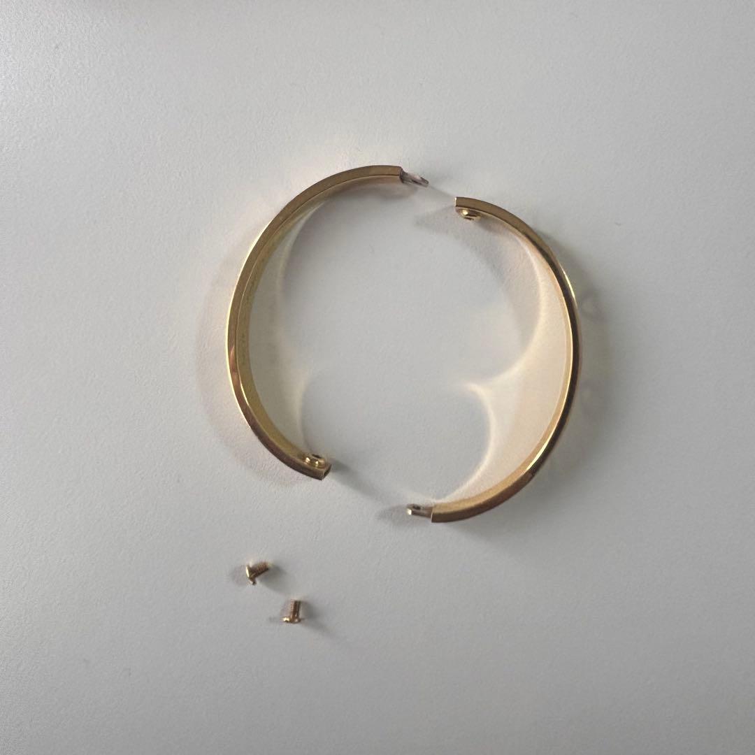 カルティエ　ラブ　ブレスレット　k18 イエローゴールド　クラシックモデル　16