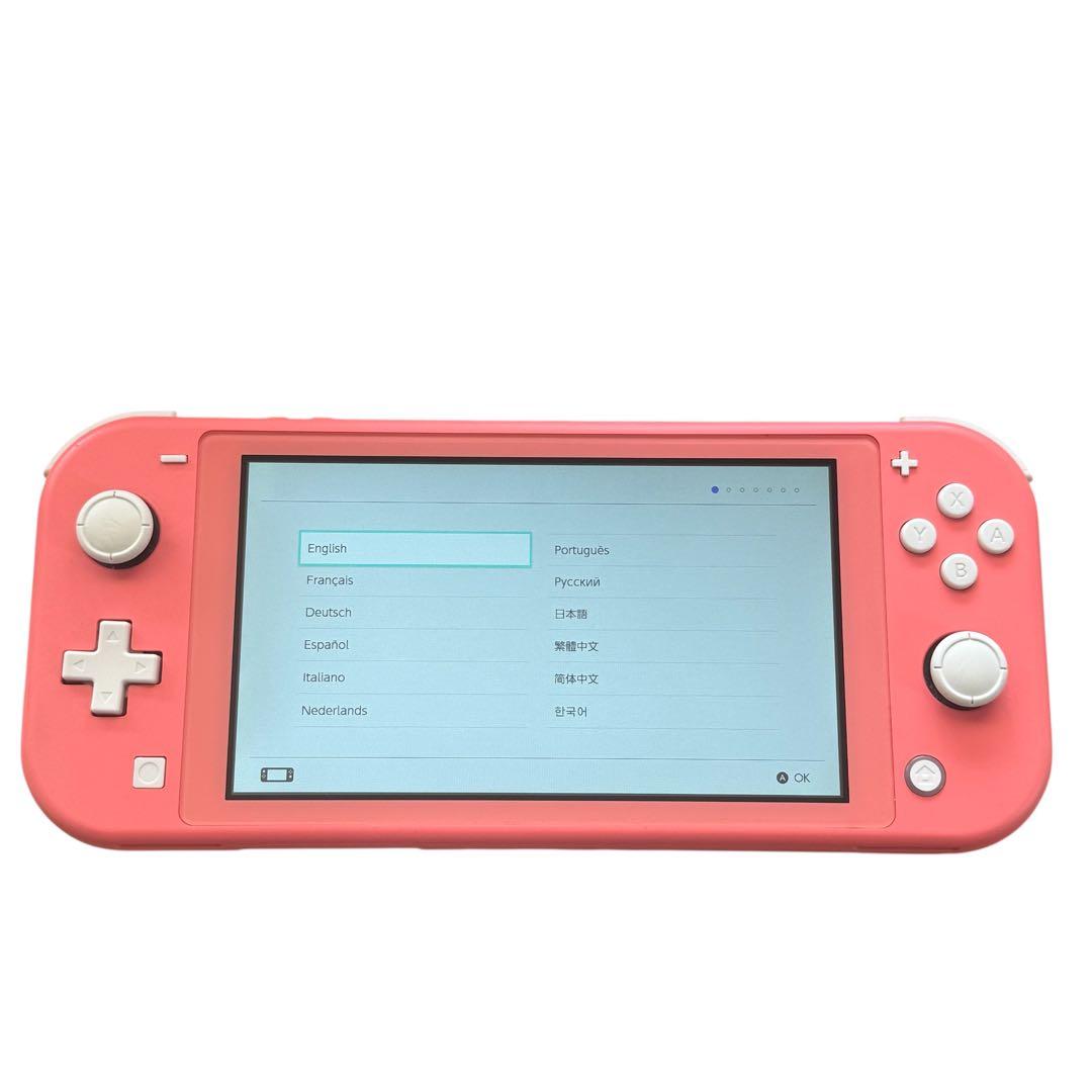 美品 ニンテンドースイッチライト コーラル Switch light ピンク