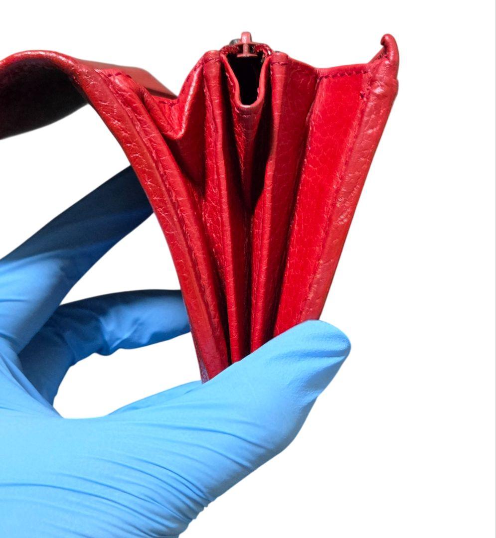 GUCCI　615524　インターロッキング　長財布　レッド