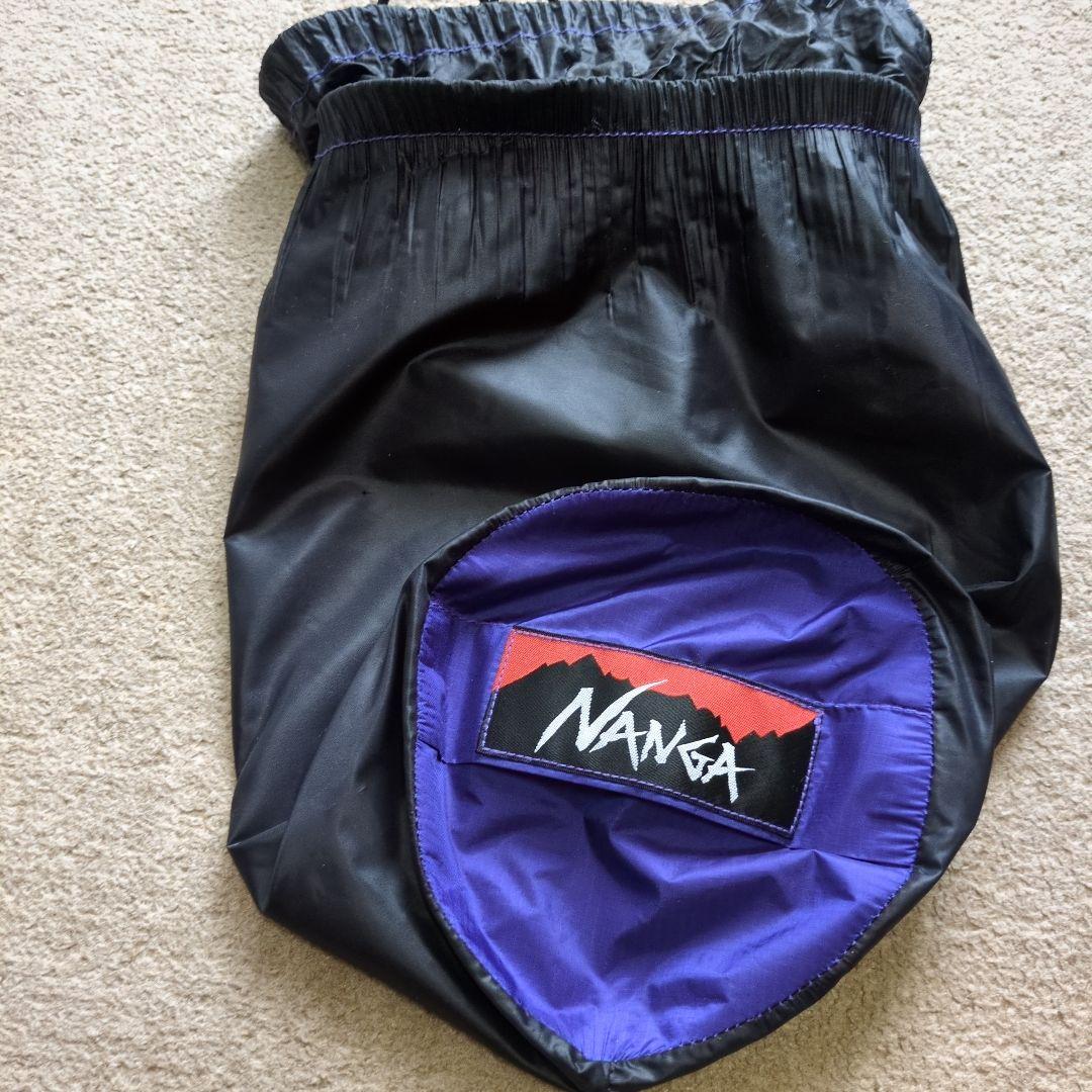 NANGA オーロラライト　350 M マミー型　ナイロン　寝袋　紫　黒