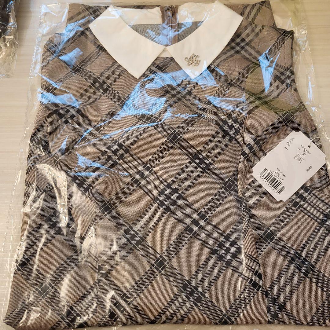 ミシェルマカロン チェックミニワンピース フリーサイズ 残り1 - メルカリ