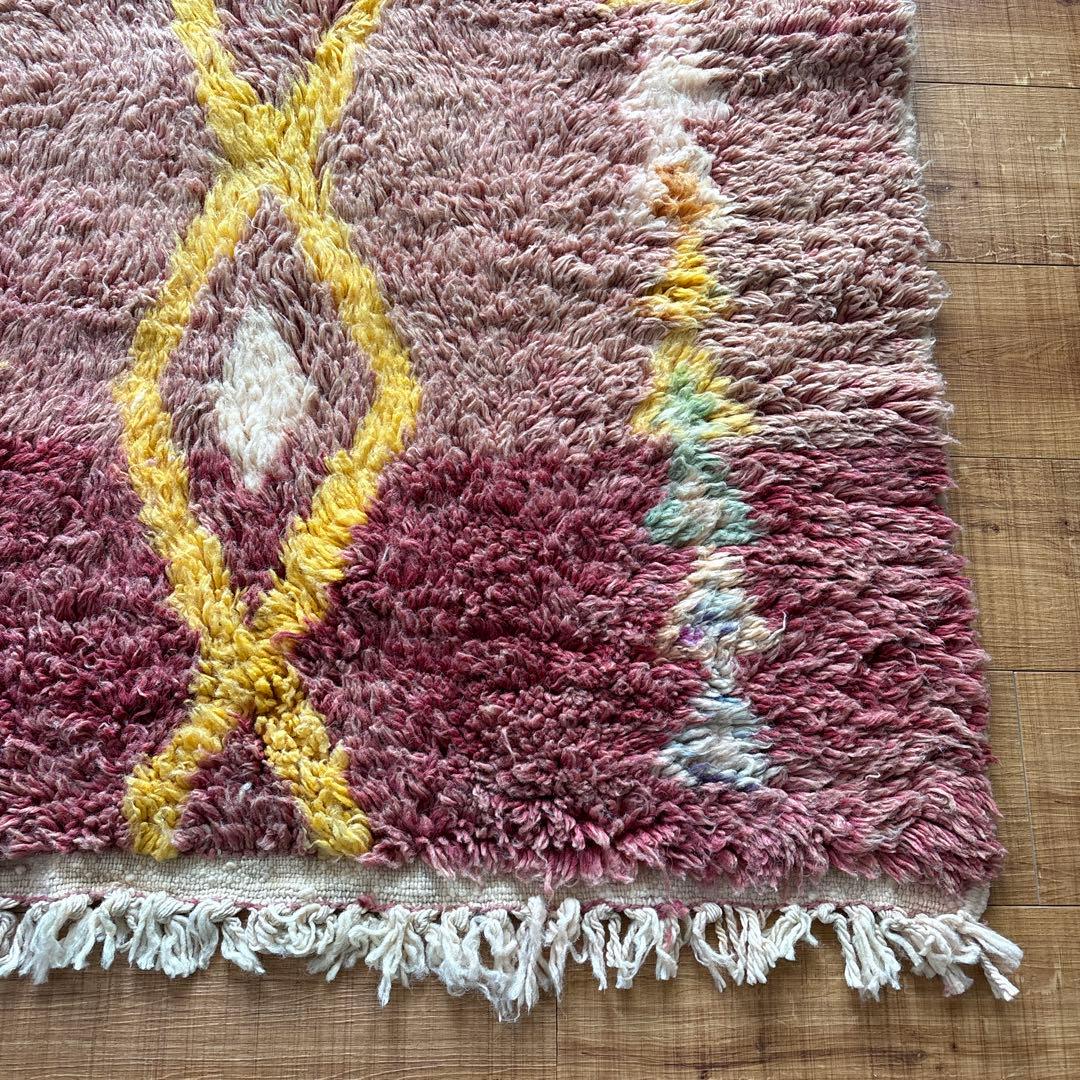 ヴィンテージ　モロッコ　ラグ