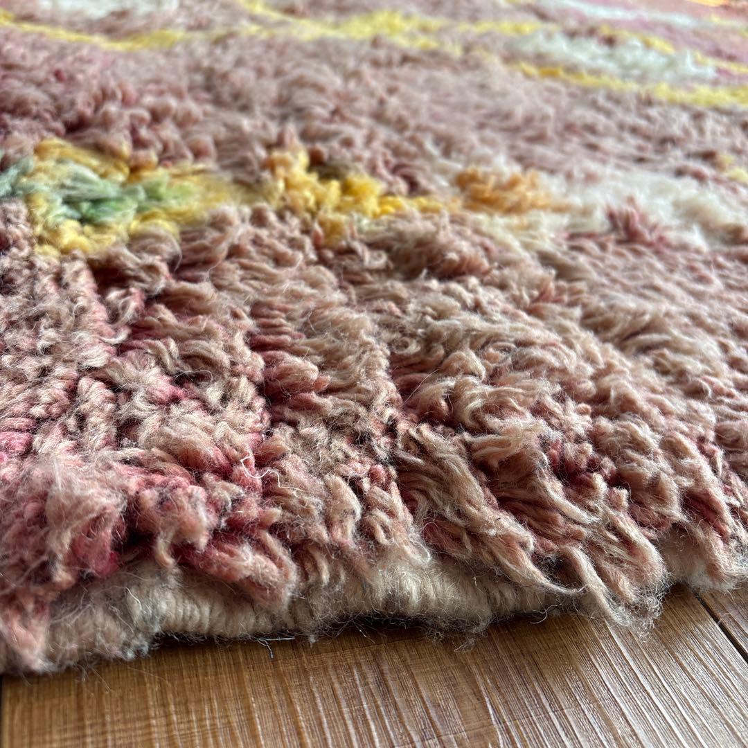 ヴィンテージ　モロッコ　ラグ