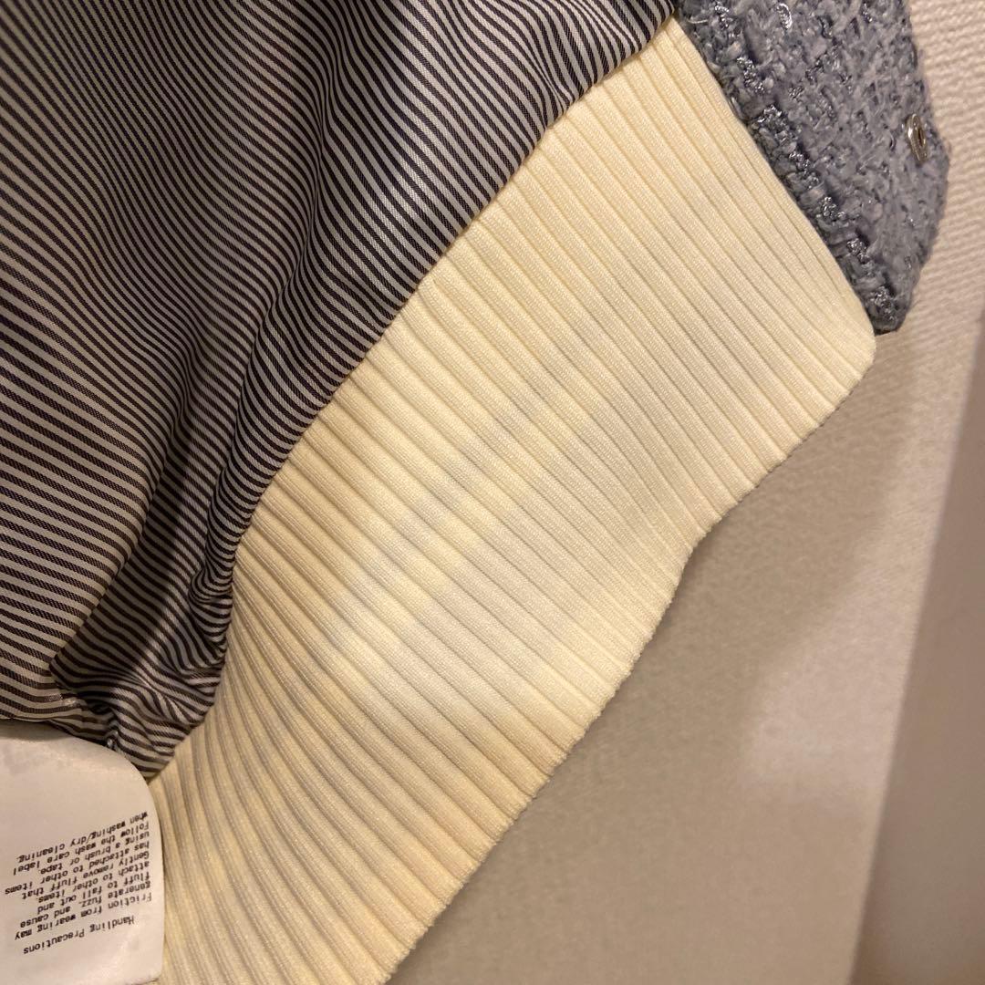 FURFUR ファーファ バイカラーツイードスタジャン