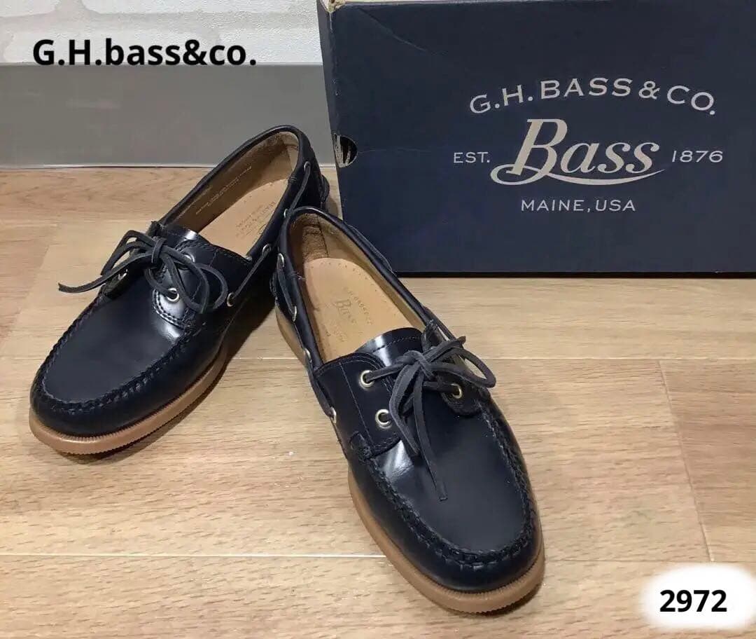 ジーエイチバス BEAUTY&YOUTH別注　モカシン　デッキシューズ