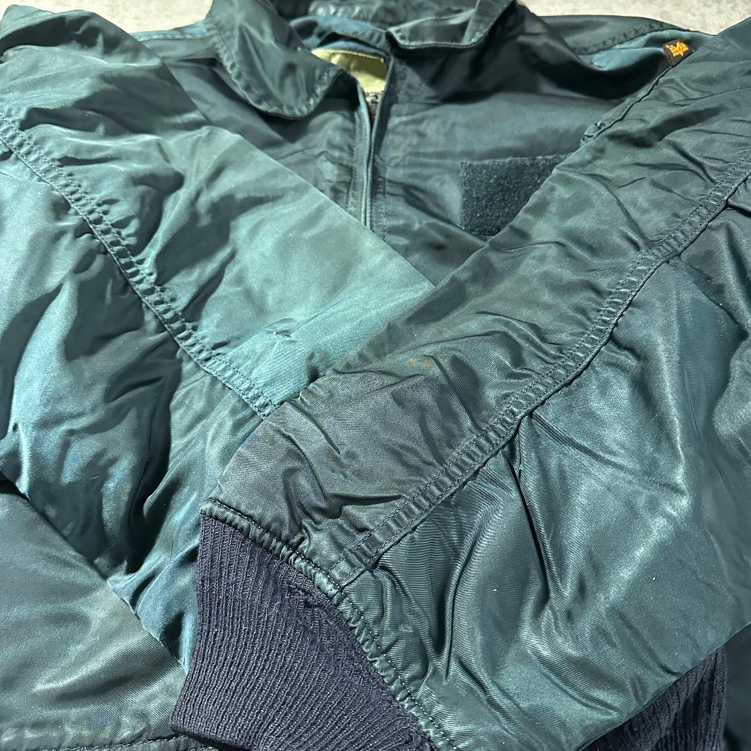 90s Alphe アメリカ製 cwu45p ジップ欠損 L