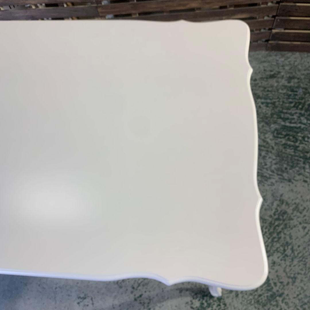 J829 ダイニングテーブル 引き出し付 アンティーク調 猫脚