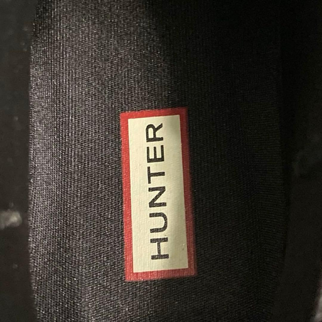 ✨未使用級✨HUNTER リファインドステッチ チェルシーブーツ◇サイドゴア 黒