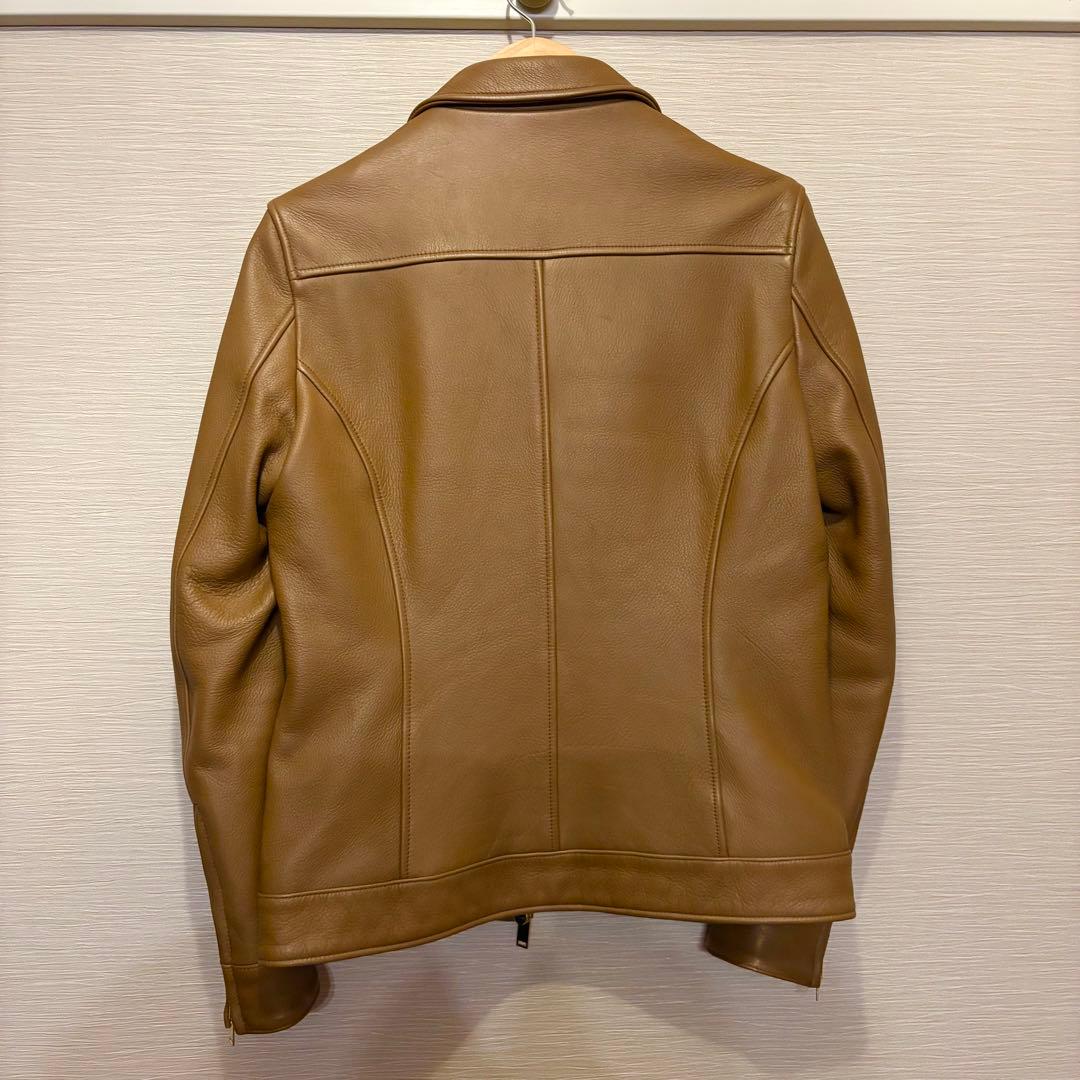 junhashimoto ZIP LEATHER SHIRTS ディアスキン