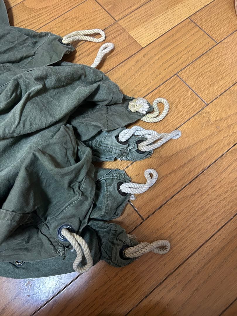 usパップテント　軍幕　美品　本物　ロープあり