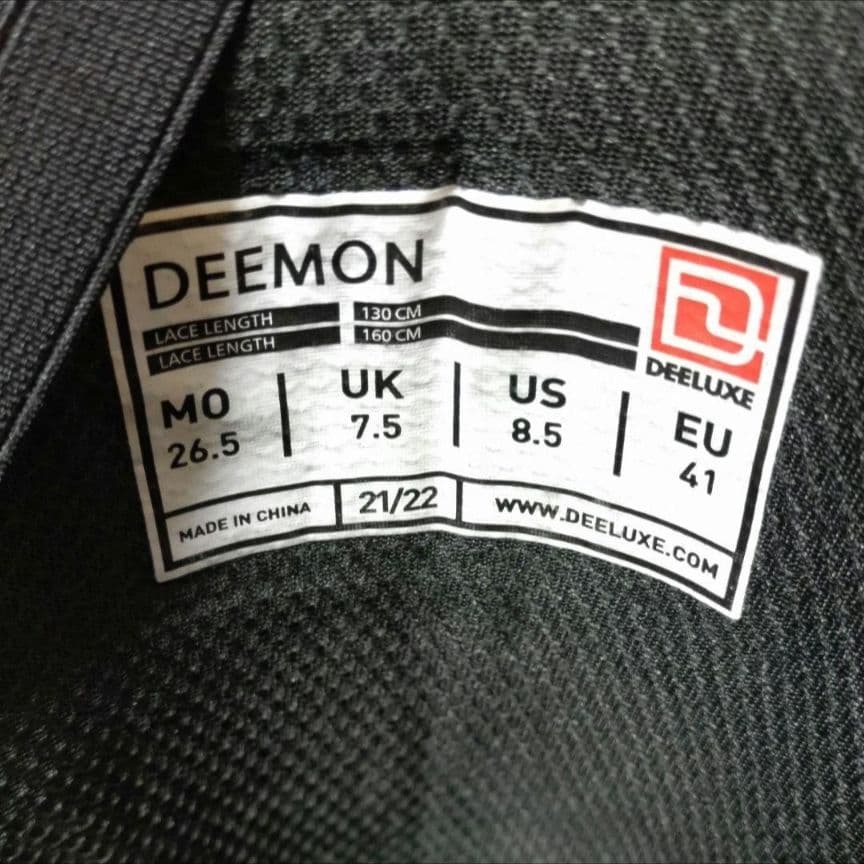 スノーボードブーツ DEELUXE DEEMON カスタムインナー インソール付