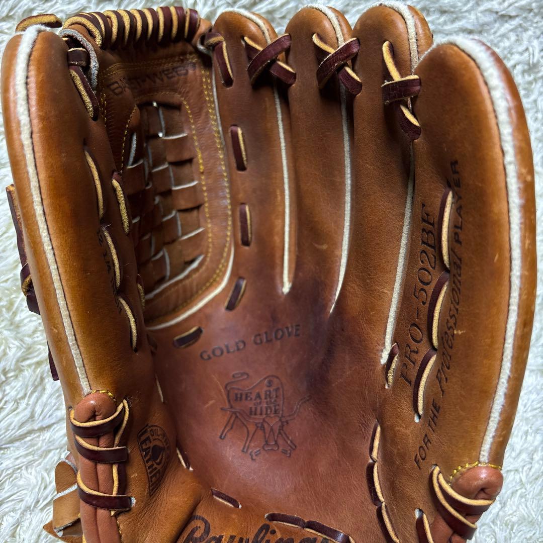 希少 Rawlings ヴィンテージ 硬式グローブ GOLD GLOVE