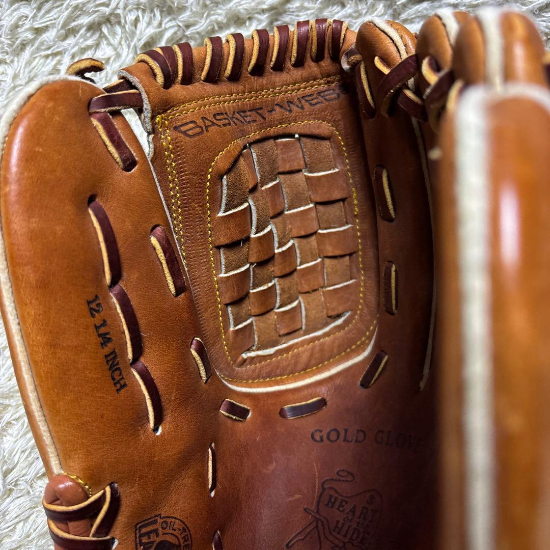 希少 Rawlings ヴィンテージ 硬式グローブ GOLD GLOVE