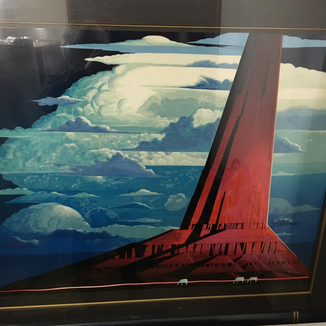 奇才アイベンロール大型版画 限定150/7　サイレントサンダー 85✖105cm