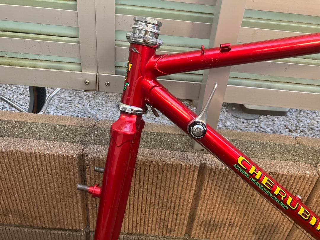 ケルビム Cherubim レッド ランドナー フレーム 付属品あり 値下げ