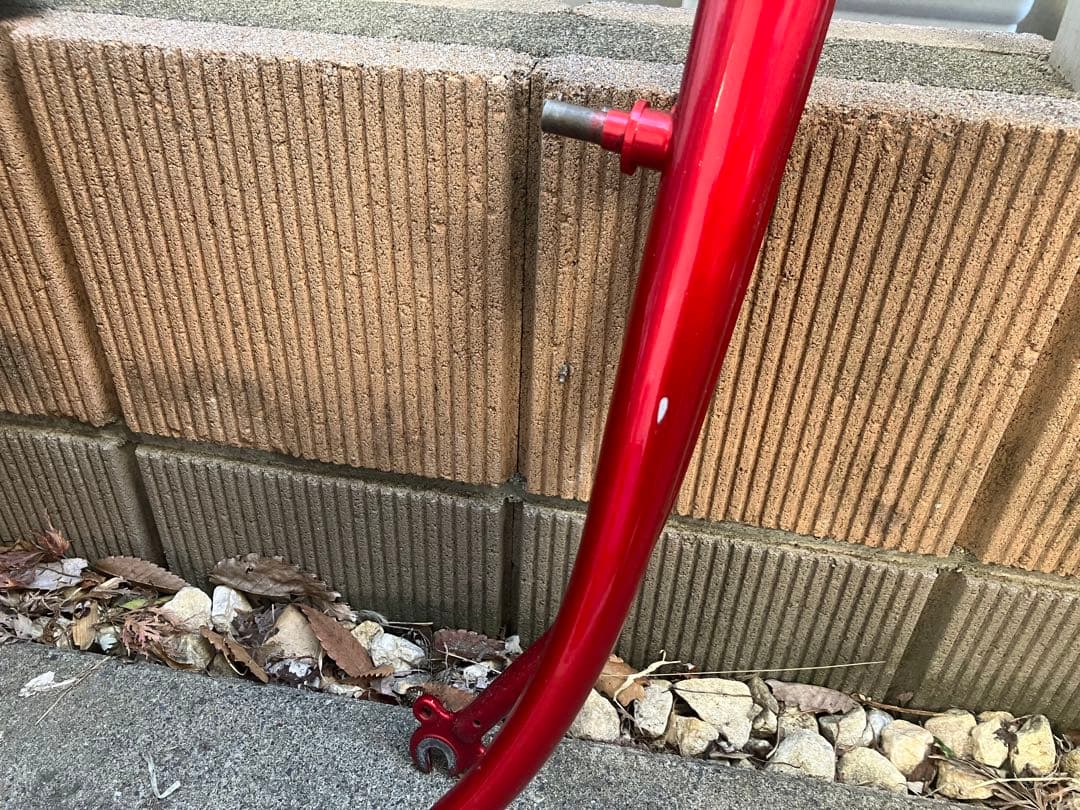 ケルビム Cherubim レッド ランドナー フレーム 付属品あり 値下げ