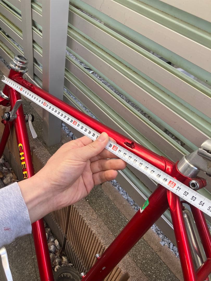 ケルビム Cherubim レッド ランドナー フレーム 付属品あり 値下げ