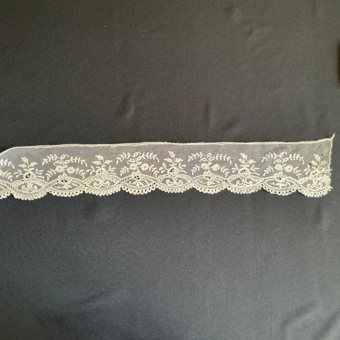 【３】ベルギーアンティーク　手仕事　ブリュッセル　デュシェスレース　ハンドメイド