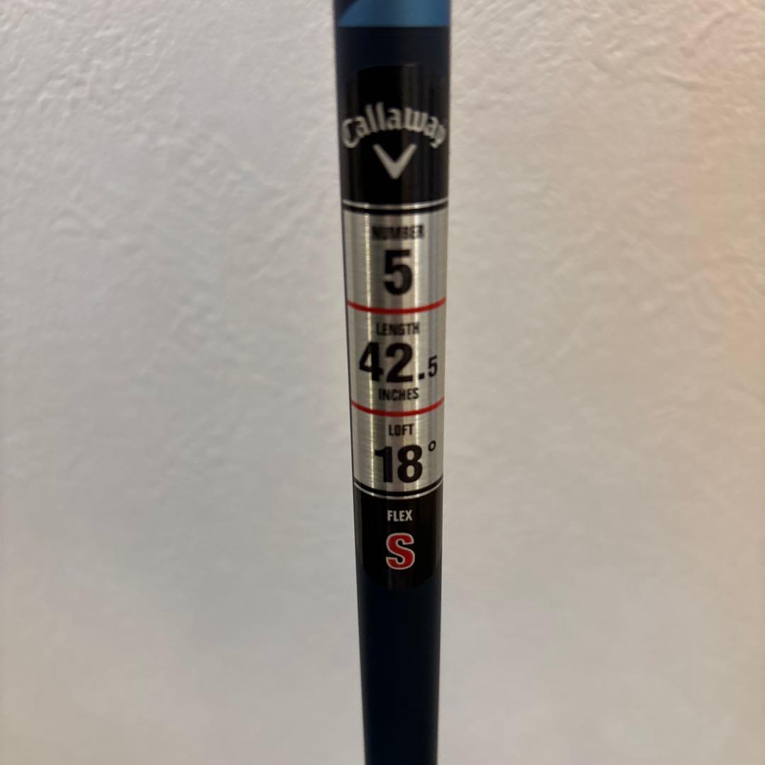 極美品Callaway PARADYM X 5W18° VENTUS 5-S