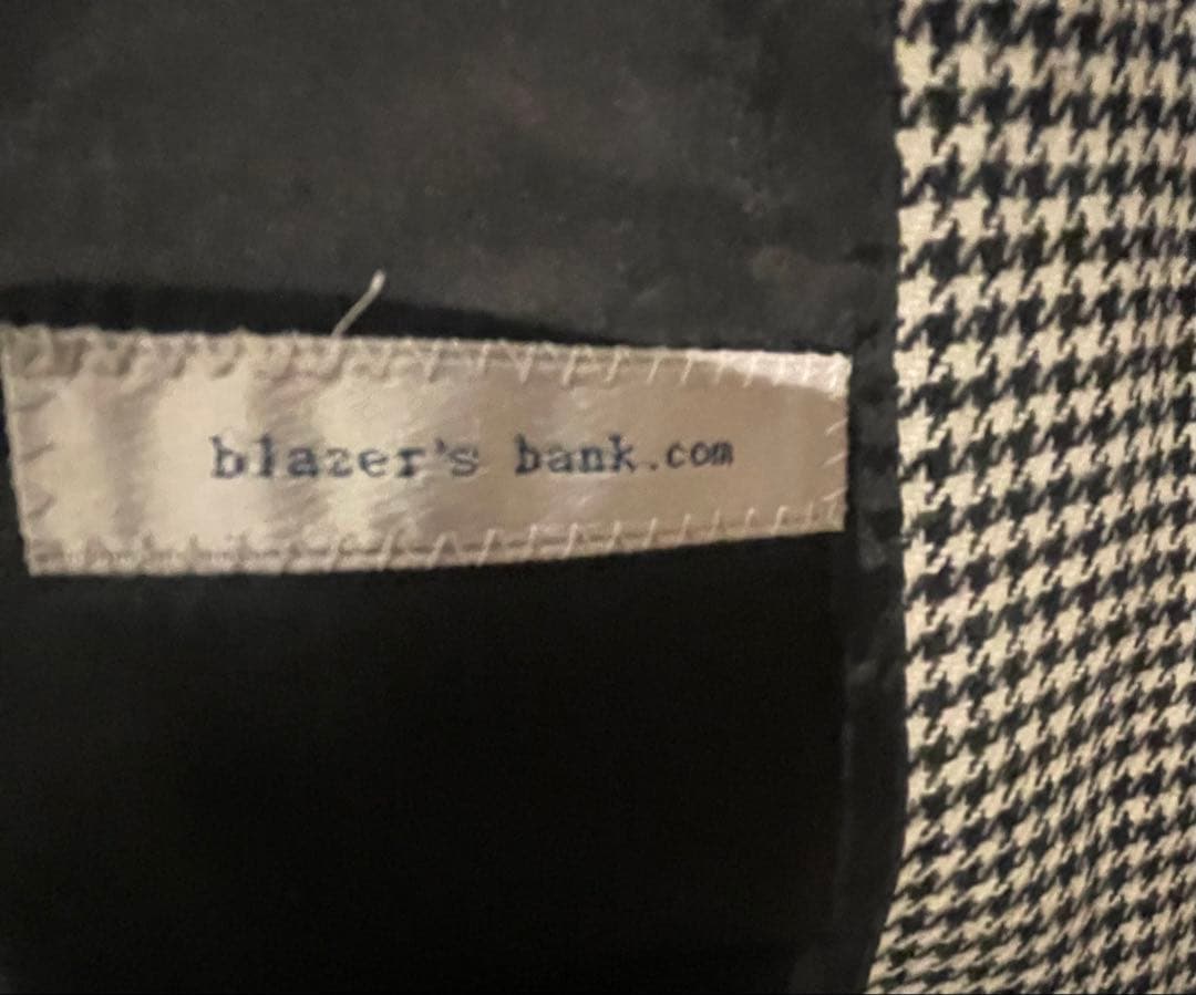 G*e様 未使用に近い ハウンドトゥース 千鳥格子 ジャケット 白黒