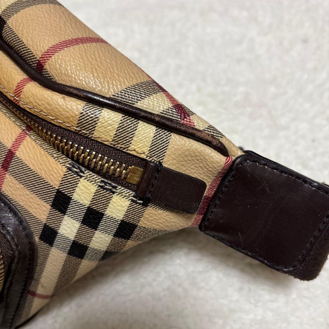 【美品】Burberry バーバリー ウエストポーチ ショルダーバッグ
