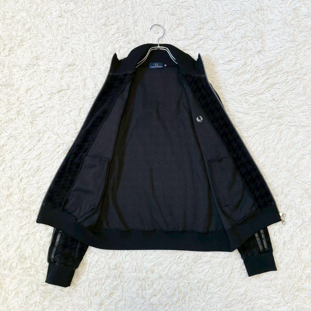 FRED PERRY　フレッドペリー　トラックジャケット　千鳥格子　バーズアイ