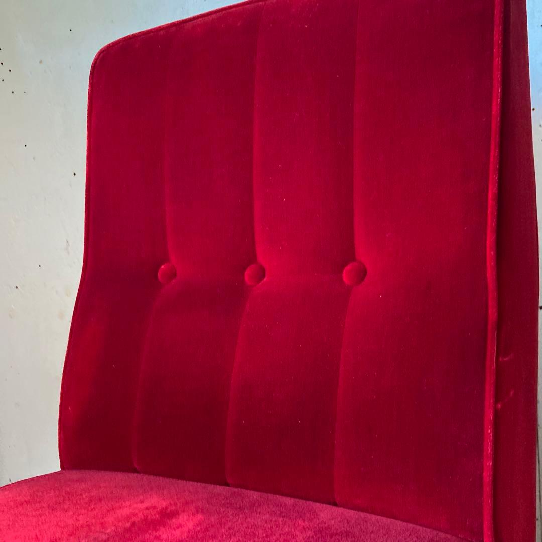 国産ヴィンテージ レトロ 喫茶店 1人掛け モケット ソファ 1