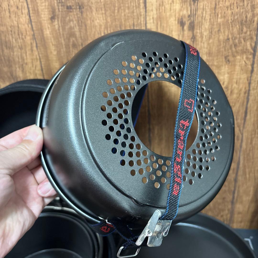 トランギア ストームクッカーL・ブラックバージョン 専用ケース付き