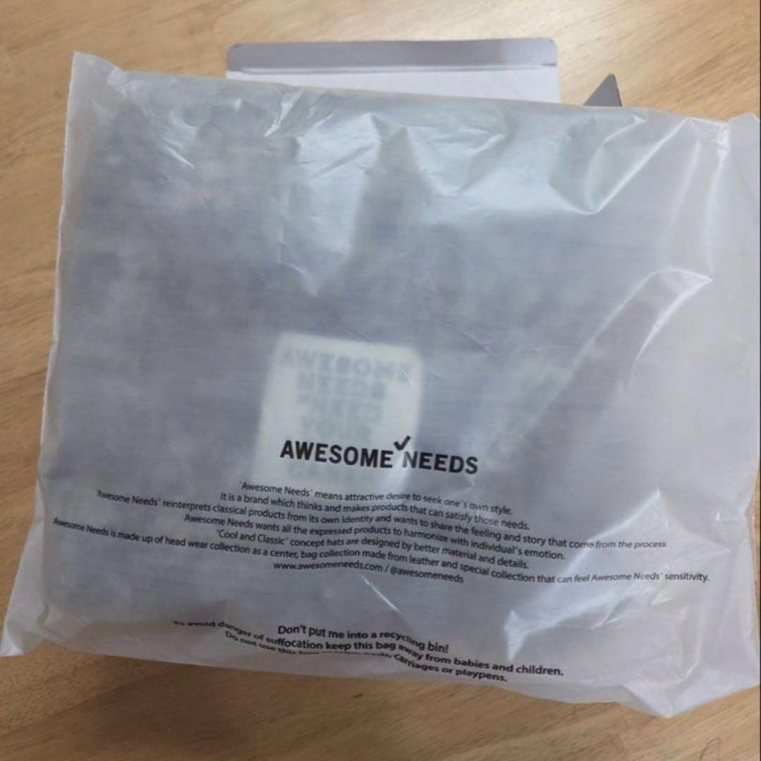 ラス1☆新品未使用‪☆ヨンジュン着用 ビーニー 猫耳 AWESOME NEEDS