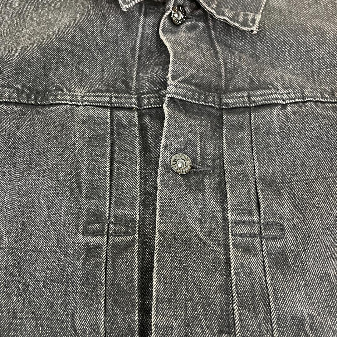 リーバイス✕エディフィス 別注タイプ１トラッカージャケット(ブラック/ＸＸＬ)