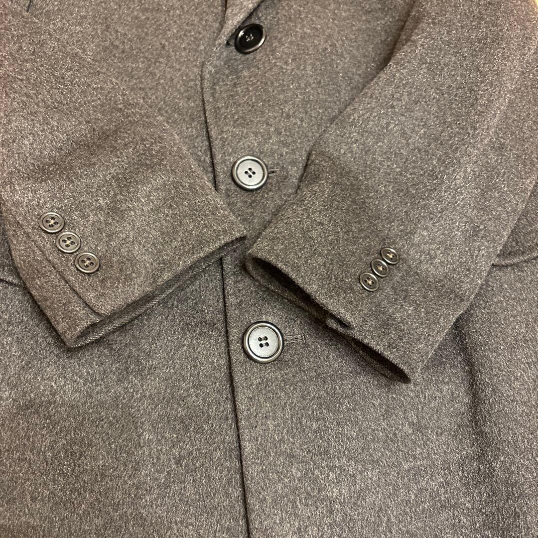 R*0様 アクアスキュータム ピュアカシミヤ　チェスターコート　チャコール　サイ