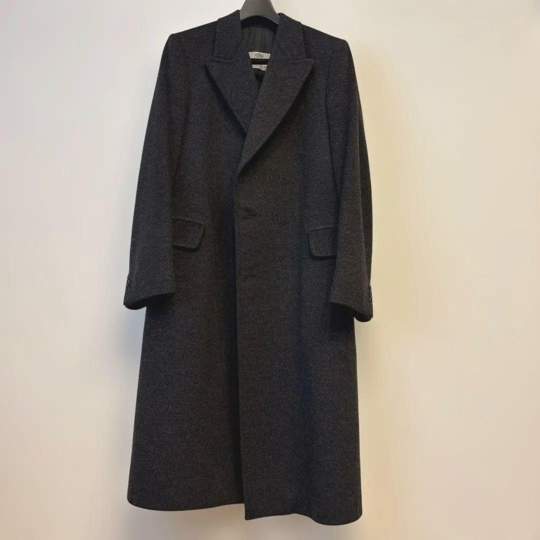 R*0様 アクアスキュータム ピュアカシミヤ　チェスターコート　チャコール　サイ